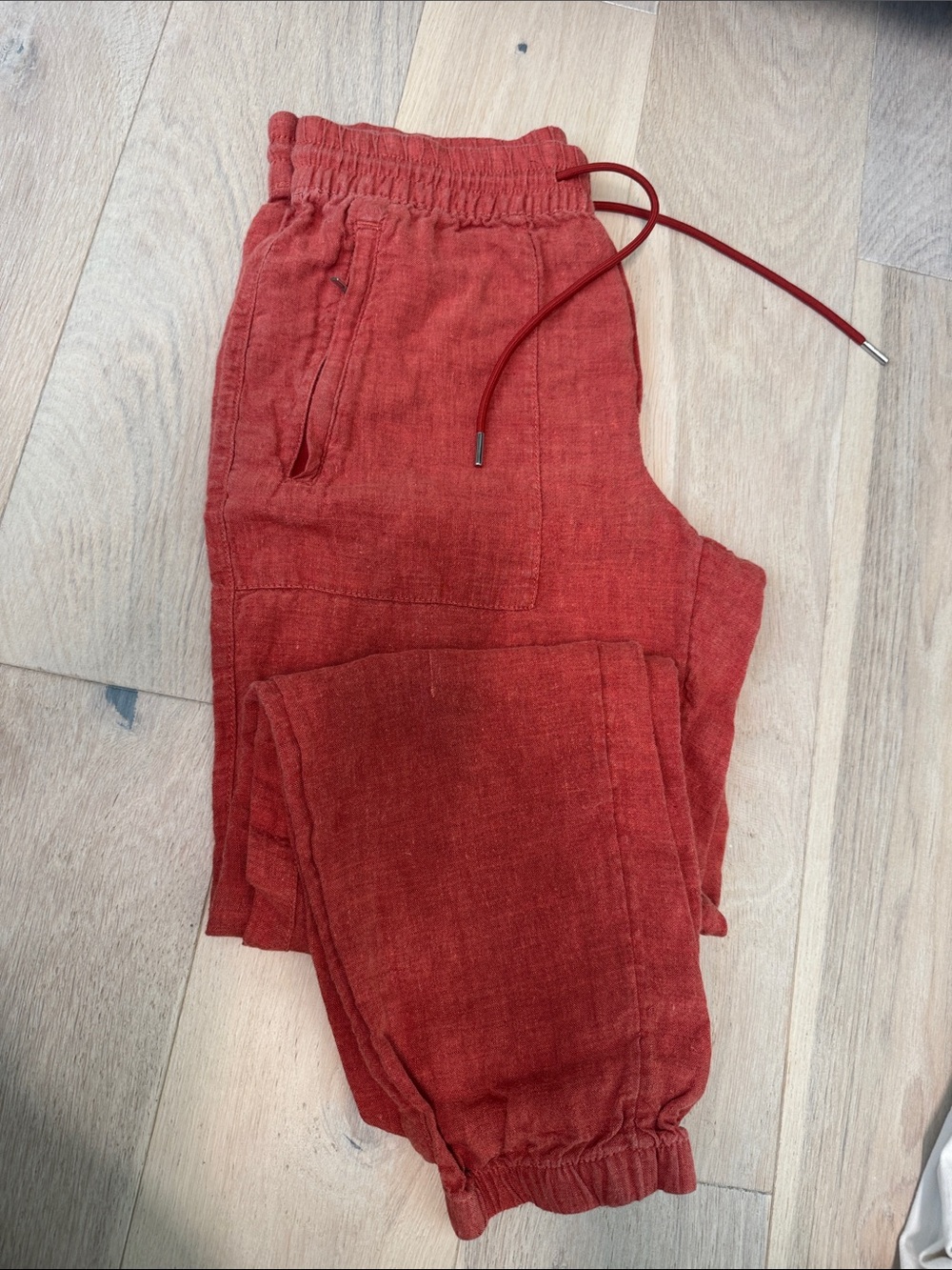 Athleta linen jogger pants